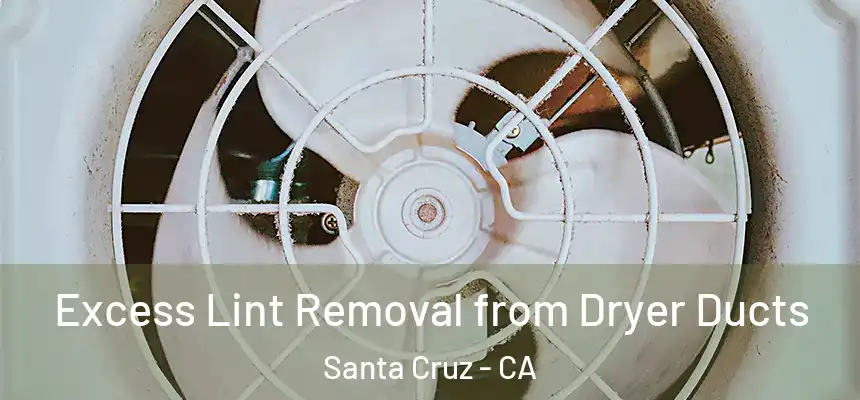 Excess Lint Removal from Dryer Ducts Santa Cruz - CA